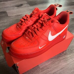 Air Force Ones Low Utility Team Orange